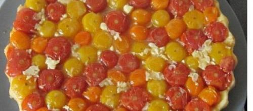Défi N°75 (Sandrine) : Tarte tatin tomates cerises