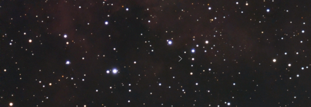 C/2022 QE78 ATLAS : une toute petite comète devant la nébuleuse de la Rosette !