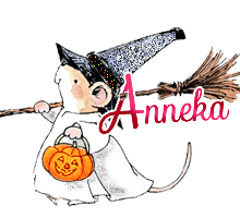642 - Le sorcier, petite souris, Halloween, signature, gif animé