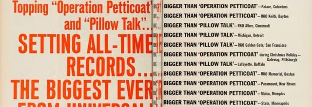 BOX OFFICE USA DU 3 JANVIER 1962 AU 9 JANVIER 1962