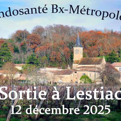 Dernière sortie à Lestiac, le vendredi 12 décembre 2025