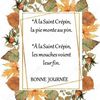 Dictons et Fête du jour Crépin + grille prénom !