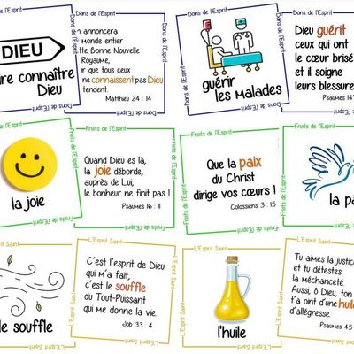 Cartes pour parler de l'Esprit Saint