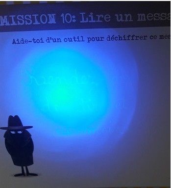 Encre sympathique pour anniversaire agent secret