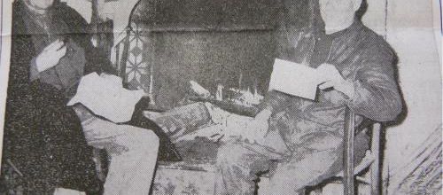 Deux parchemins officiels découvert dans le château de Pieusse ou dans l'ancien couvent des soeurs. (MIDI-LIBRE 27 JANVIER 1963)