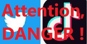 twitter, tiktok = attention danger