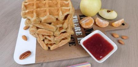 Gaufres vegan aux pommes râpées