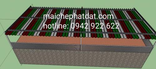 Mái che xếp cho sân thượng khách sạn nhà nghỉ tại tp hcm