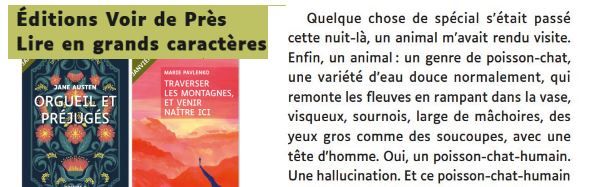 Voir de près : réédition de livres à grands caractères