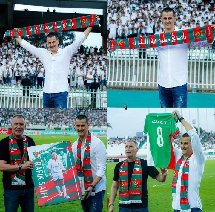 Jeudi 12.6.2025 Saifi Rafik honoré avant MCA-ES Mostaganem 5-2
