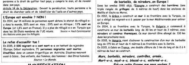 Se taire, rester les bras croisés ? NON  