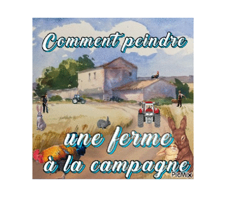 Dessin et peinture - vidéo 4481 : Comment peindre une ferme dans la campagne ? - aquarelle.