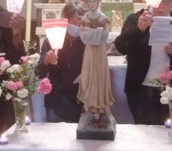 02 juillet 2021, arrivée de la Vierge Pèlerine  ,Notre Dame de la Salette dans notre secteur paroissial du Veynois-Serrois -Buëch-Dévoluy