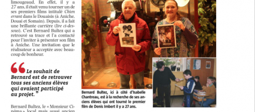Article de la Voix du Nord du 7 janvier 2022