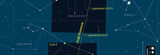 Le gros astéroïde géocroiseur 3122 Florence à proximité de la Terre