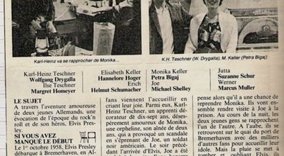 film Le jour ou ELVIS est venu à BREMERHAVEN