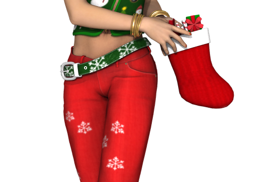 Tube manga de noël (render-image)