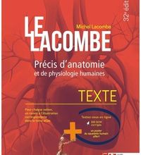 Download Pdf Le Lacombe  - Précis d'anatomie et de physiologie humaines. Pack en 2 volumes