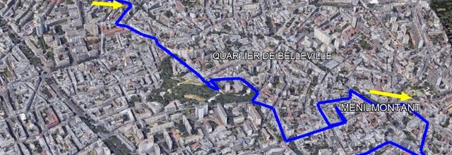 Les buttes de Belleville-Ménilmontant