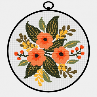 Broderie médaillon 268