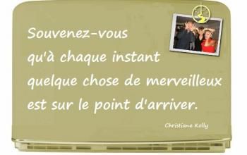 A chaque instant le présent est là !