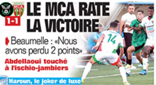 Dimanche 6.10.2024 à Constantine Stade 