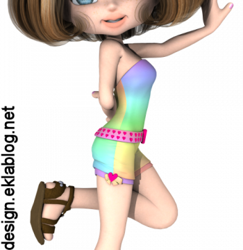 Images de "Cookie" arc-en-ciel (tube-render)
