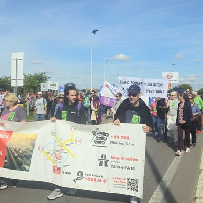 PONT d'ACHERES A104bis on marche sur la tête !