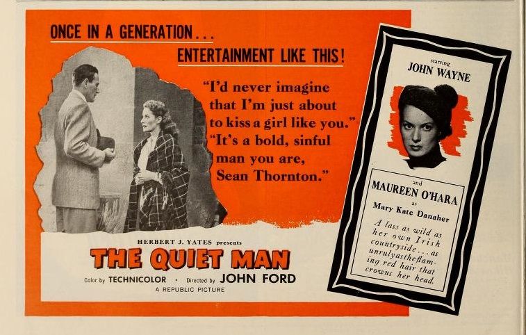 THE QUIET MAN JOHN FORD BOX OFFICE 1952