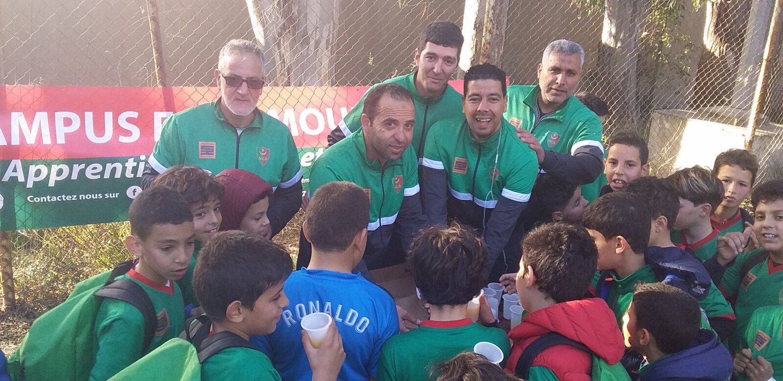 Campus Mouloudia avec Badji, Boudib, Raissi  les anciens joueurs 