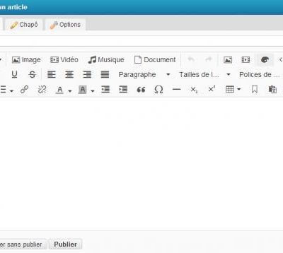 11 - Création de pages simple et d'articles
