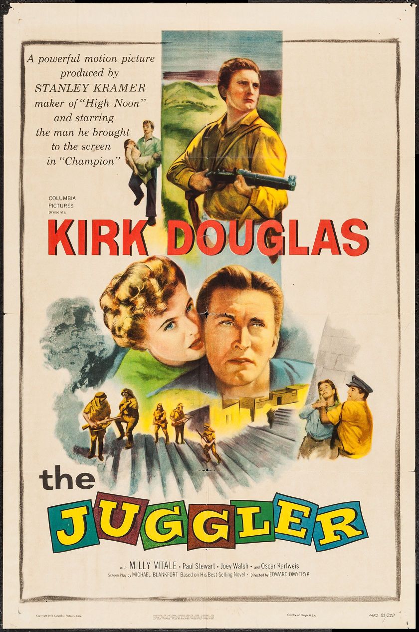 THE JUGGLER BOX OFFICE USA 1953