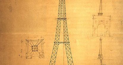 Les photos de la construction de la Tour Eiffel