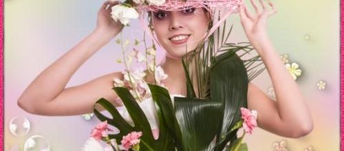  Femme aux fleurs.
