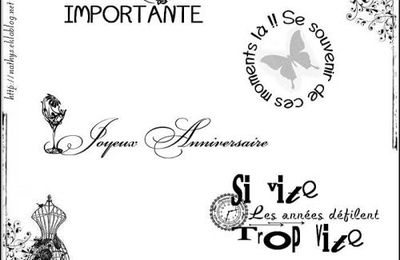 Pour cette occasion...