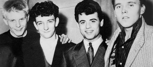 photo Joe Brown, Dickie Pride, Little Tony et Billy 1960.