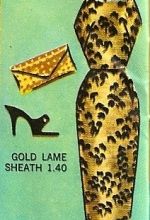 Barbie vintage : Lame Sheath 
