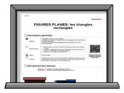 LES TRIANGLES RECTANGLES