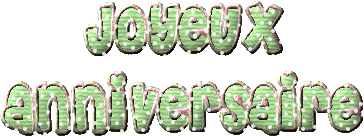 Joyeux anniversaire 