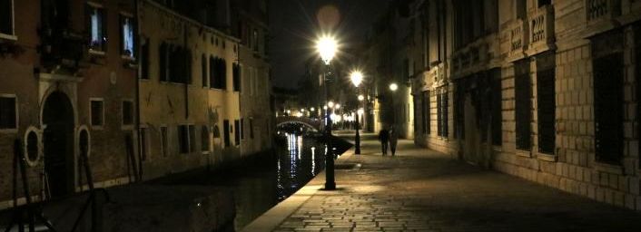 Venise et le Pont du Rialto by night, octobre 2017