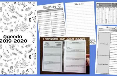 Un agenda fait "maison" Version 2021-2022