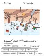 * Fiches de vocabulaire par thème (CP)