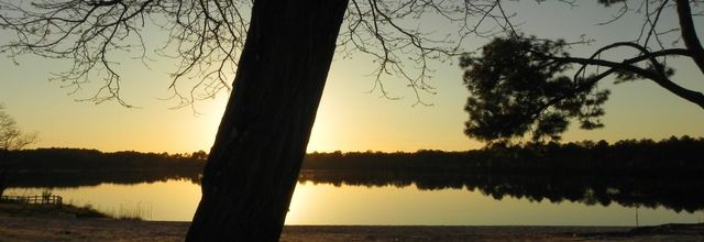 un soir au lac d'Hostens dept 33