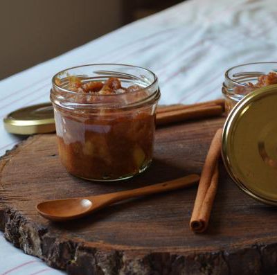 Compote de pommes au sirop d'érable