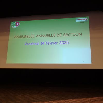 "Assemblée Annuelle de Section 2024" - Vendredi 14 février 2025