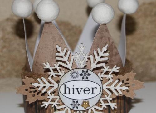 Déco / Couronne "Hiver"
