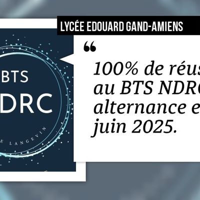 BTS en alternance au lycée Edouard Gand à Amiens, NDRC (relation client)