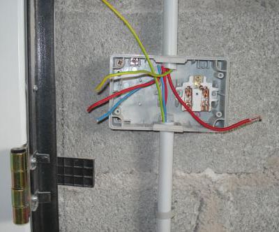 L'électricité de l'abri de jardin