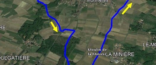 Circuit des moulins de Monnières