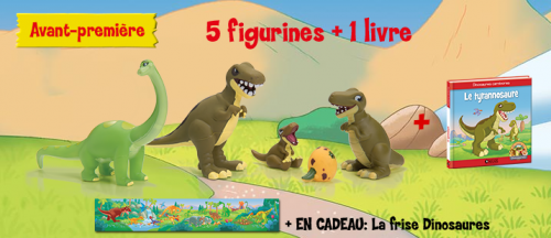 Collection " Le monde des dinosaures " - Lancement 